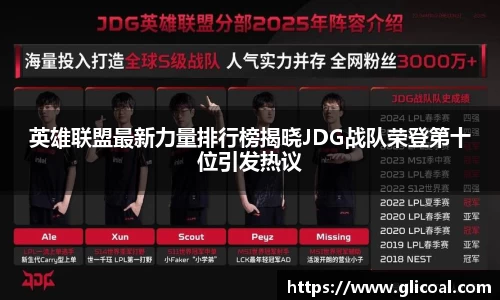 英雄联盟最新力量排行榜揭晓JDG战队荣登第十位引发热议